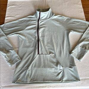 oiselle Lux Forward Half Zip Blue S